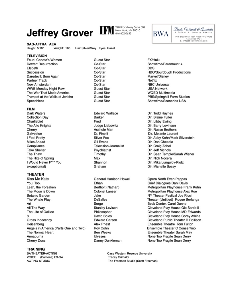 Resume poster