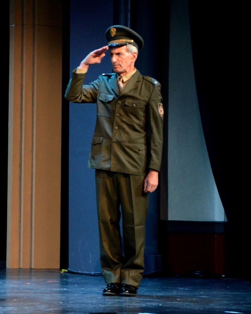 Jeffrey Grover as General Harrison Howell in Kiss Me, Kate